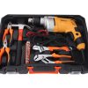 QNOX Tool Box Kit for Mechanic and Car, General Household Home Tool Kit, Basic Tool Kit for Home Auto Repair, with Storage Case